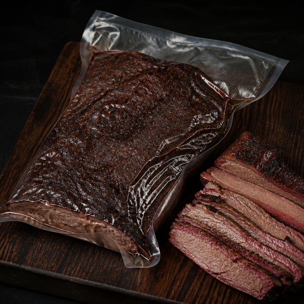 Brisket ahumado presentación de 1 kg