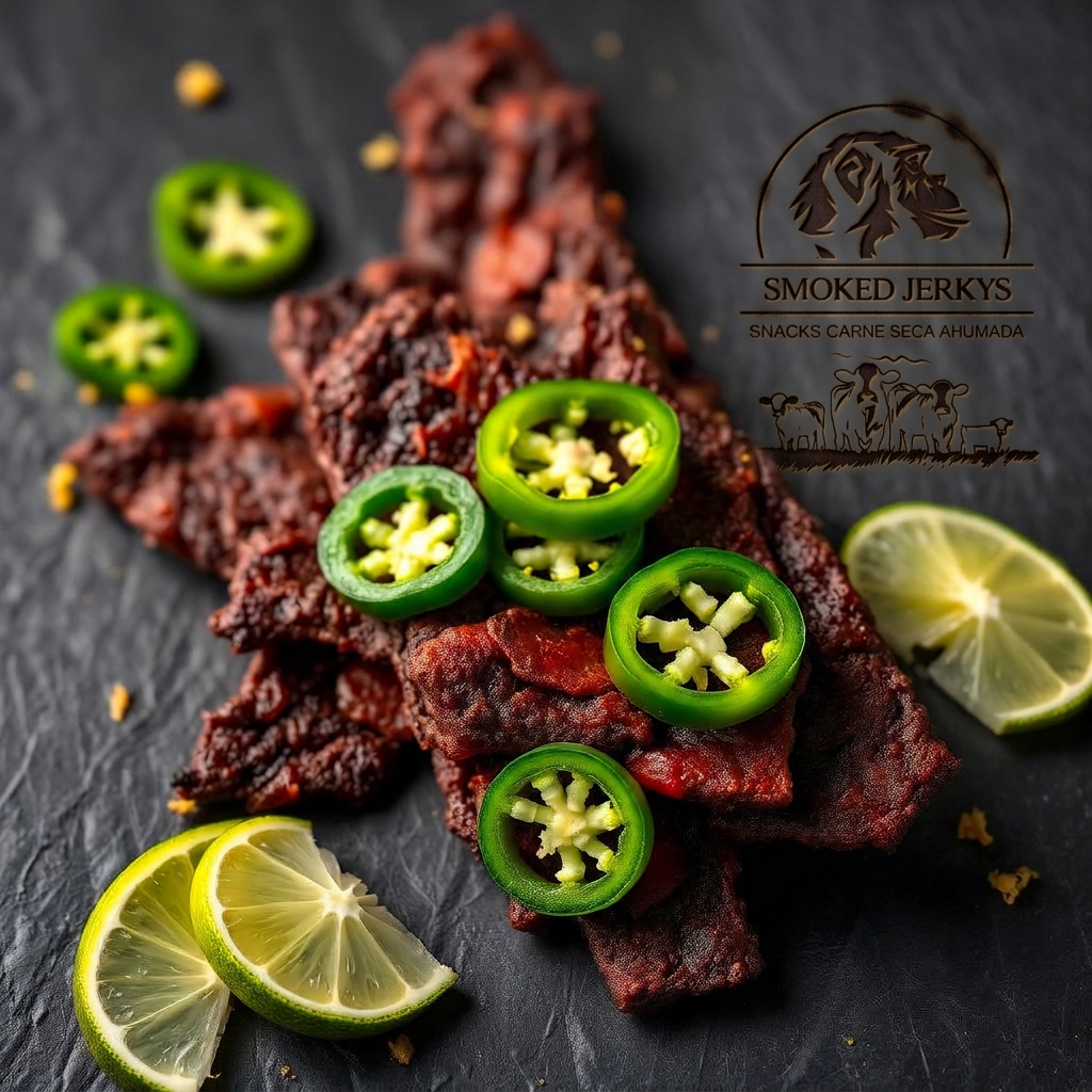 Carne seca ahumada sabor Jalapeño Limón