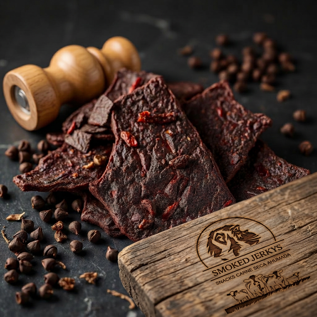 Carne seca ahumada sabor Pimienta Negra