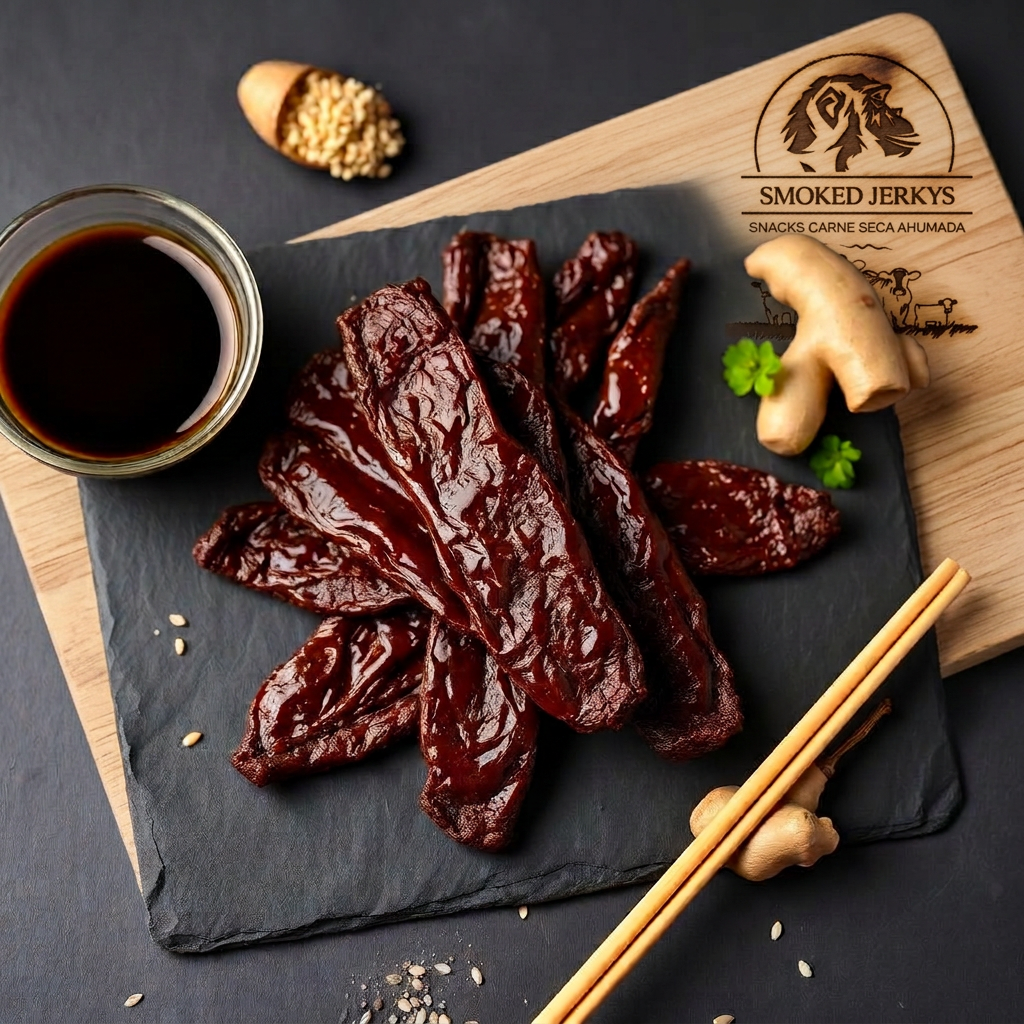 Carne seca ahumada sabor Teriyaki