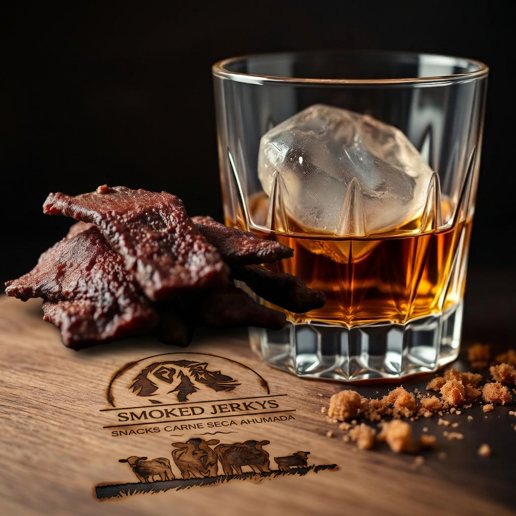 Carne seca ahumada sabor Whisky